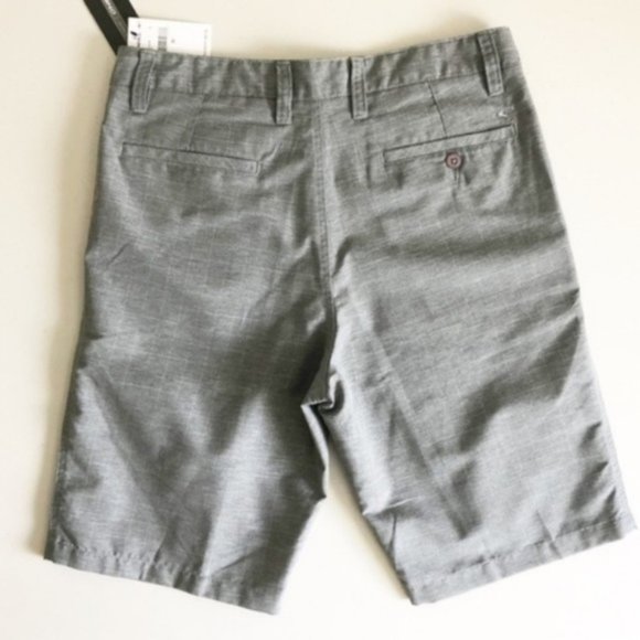 O’Neill Leer Gray Relaxed Flat Front Shorts Sz 30 - Picture 3 of 7